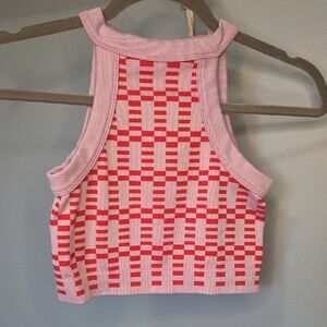 Cotton On Tank Top Light Purple And Red Size XS Crop